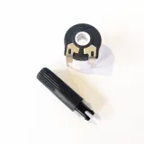 10K-ohm justerpotentiometer, liggende, med knap på 15mm, hexagon socket – 2