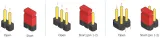 Jumper Cap 2 Pins 2,54mm (Gul) til bl.a. Arduino, Esp32 og Raspberry Pi – 3