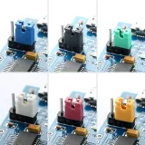 Jumper Cap 2 Pins 2,54mm (Rød) til bl.a. Arduino, Esp32 og Raspberry Pi – 4