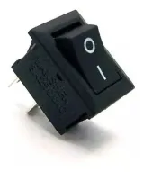 Mini vippekontakt TÆND/SLUK KCD11 250V 3A – 1