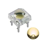 5mm Super Flux Piranha 4pin LED - Varm hvid – 3