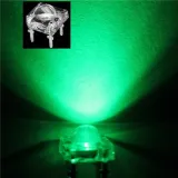 5mm Super Flux Piranha 4pin LED - Ren Grøn – 2
