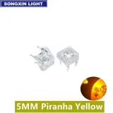 5mm Super Flux Piranha 4pin LED - Gul – 2