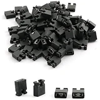 Jumper Cap 2 Pins 2,54mm (Sort) til bl.a. Arduino, Esp32 og Raspberry Pi