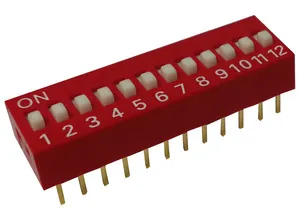 12 Pins DIP-switch, 2.54mm