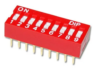 9 Pins DIP Switch - 2,54mm pitch