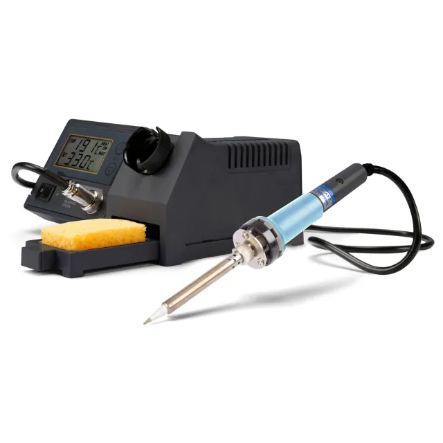 Velleman Loddekolbestation 48W med LCD display justerbar 150-450 °C