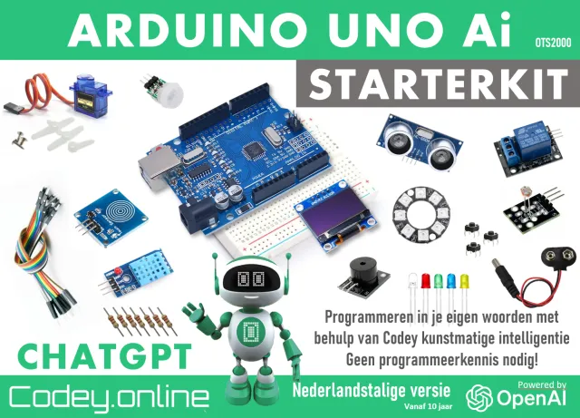 Arduino Starterkit med Codey ChatGPT AI Nederlands