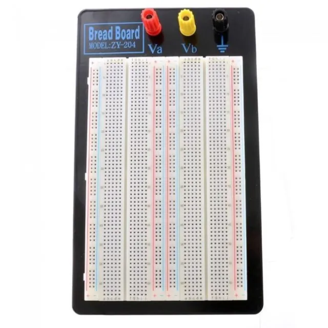 Breadboard, 1660 Huller - ZY-204, 3 klemmer