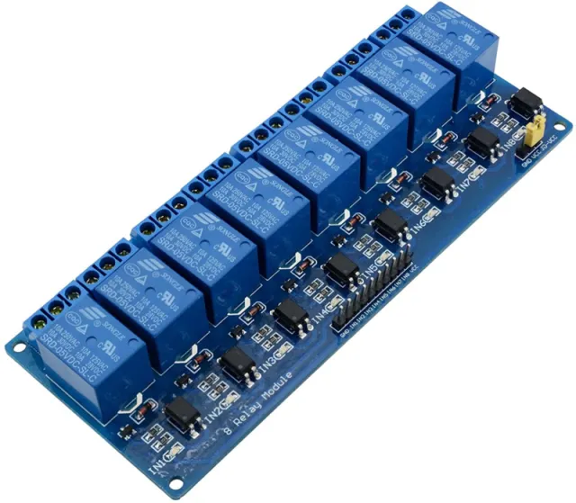 Relæmodul 5v Low | 8-kanals