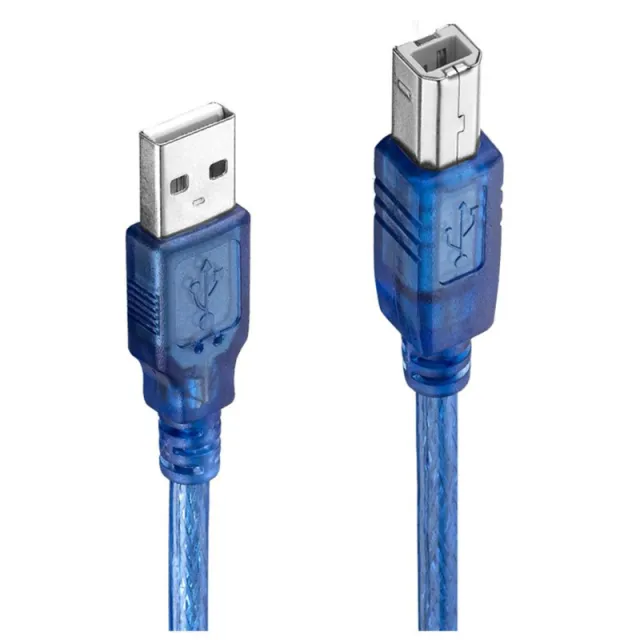 USB-A til USB-B kabel 1 meter (til Arduino UNO og MEGA)