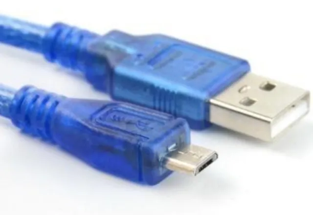 USB-A til Micro-USB kabel 1 meter (Til ESP8266, ESP32 og Wemos)
