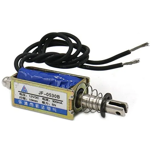 Solenoid 12V skub og træk 300mA | JF-0530B