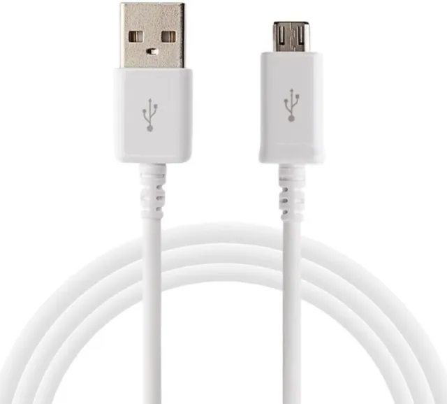 USB-A til Micro-USB kabel 1 meter Hvid