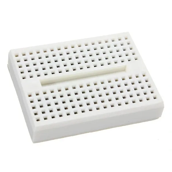 Mini Breadboard 170 huller til prototyping Hvid uden kobling