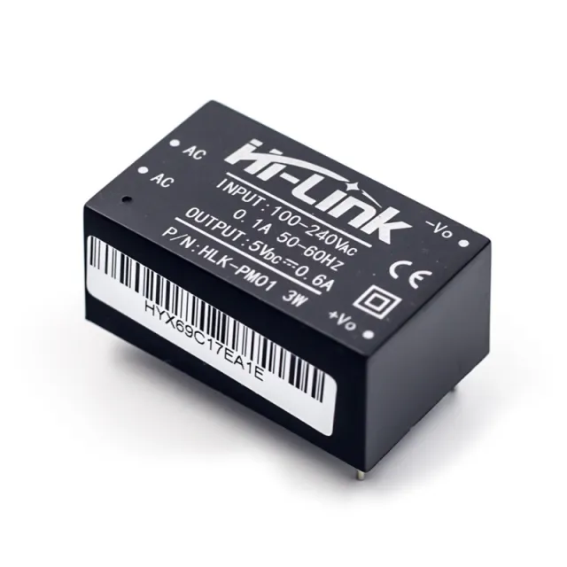 220VAC til 5VDC 0,6A converter module HLK-PM01