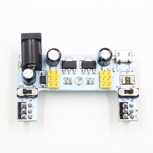 MB102 DC 7-12V USB Interface Breadboard Strømforsyningsmodul 2-kanalskort