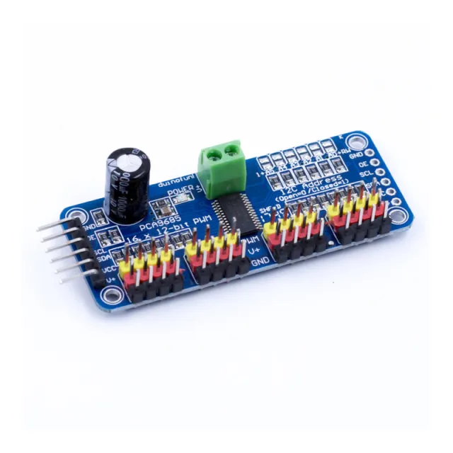 16 kanals 12-Bit PWM Servo Driver I2C