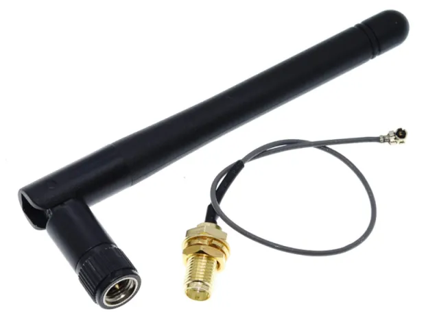 2.4Ghz WiFi-antenne med SMA til uFL Ipex-stik