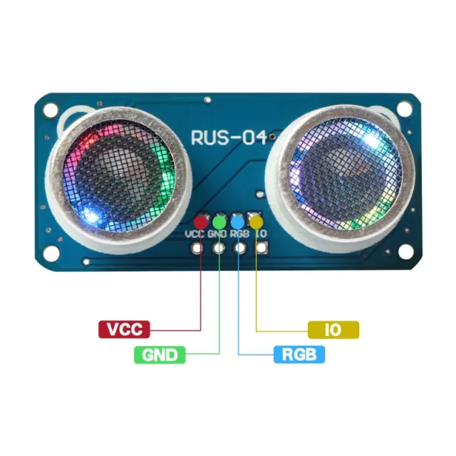 RUS-04 Ultralydsafstandssensor med integreret RGB LED