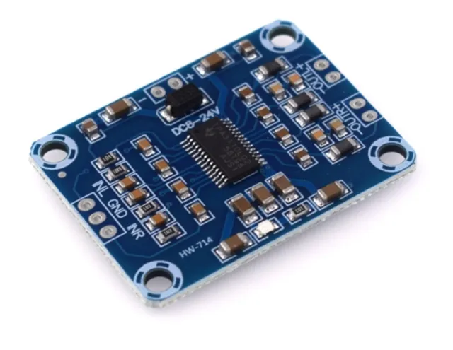 2x15W Digital Audio Mini Forstærker 8-24V Modul | TPA3110 | HW-714