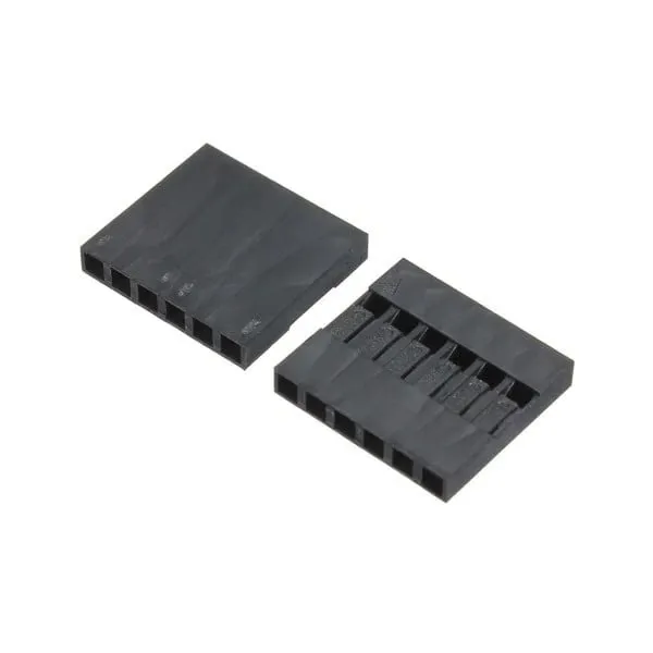 6P Dupont plastikhus pin connector 2.54mm