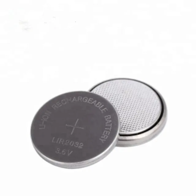 LIR2032 3.6V GENOPLADELIG KNAPCELLE