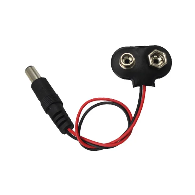9V batteriklip med 5.5mm jack
