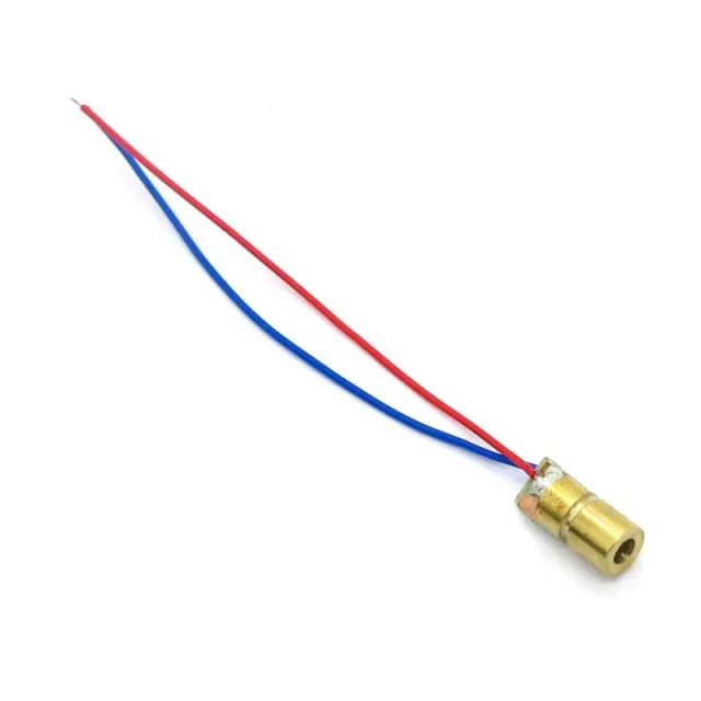 Laserdiode 5v rød laser 650nm 5mW kobberhoved