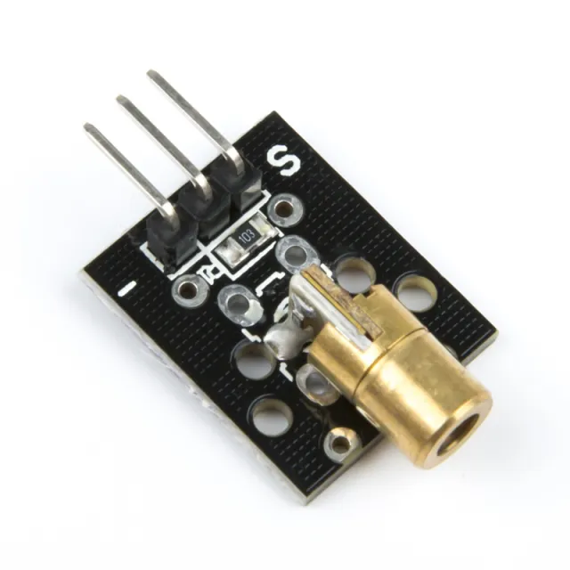 Laserdiode 5V-module rød laser 650 nm 5 mW kobberhoved