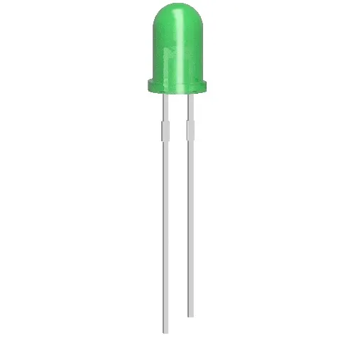 10x LED Diode 5mm Grøn 3V