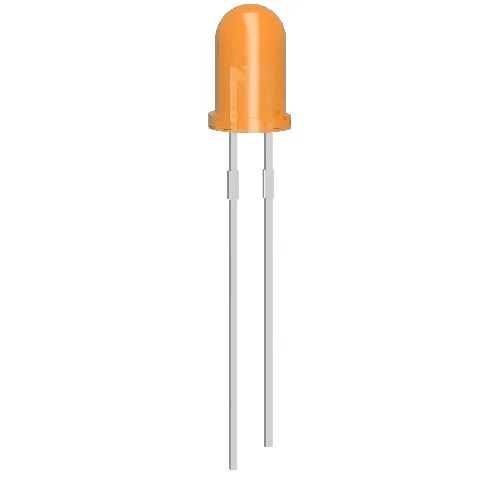 10x LED Diode 5mm Orange 2V