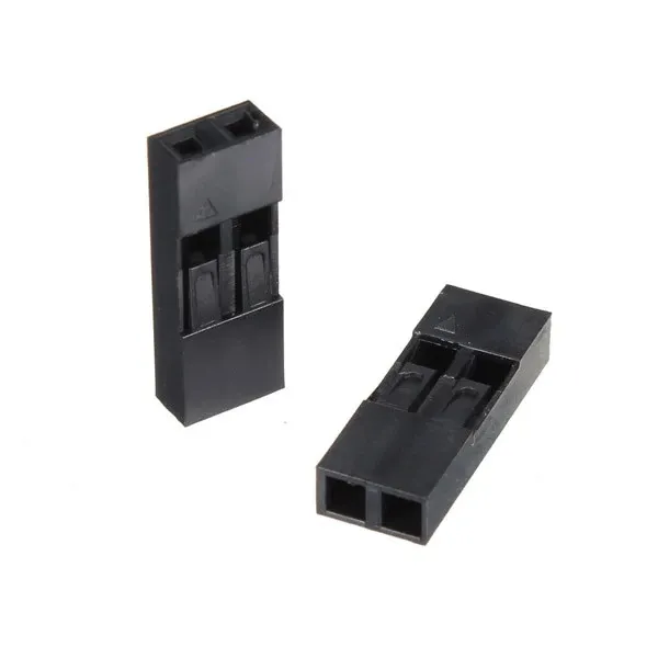 2P Dupont Plastikhus Pin Connector 2.54mm