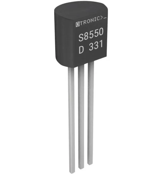 PNP-transistor S8550 D331 25V 0.5A 100MHz 1W TO-92
