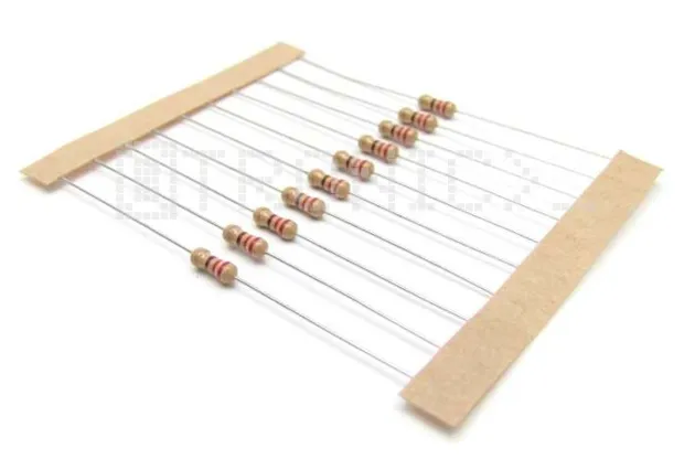 10x modstand 10 Ohm1/4 Watt 5%