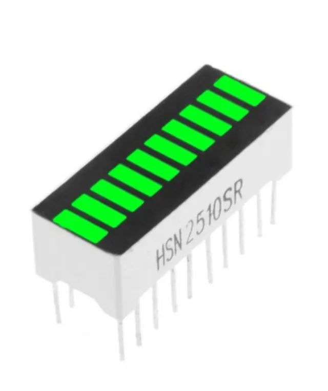 10 Segment LED Bar Grøn