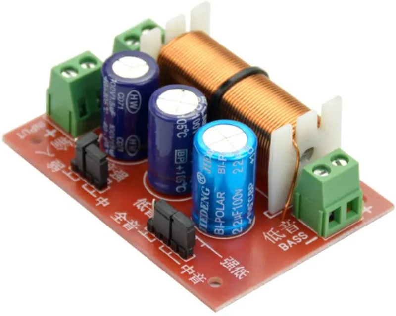400W justerbart Treble/Bass 2-vejs crossover-filter