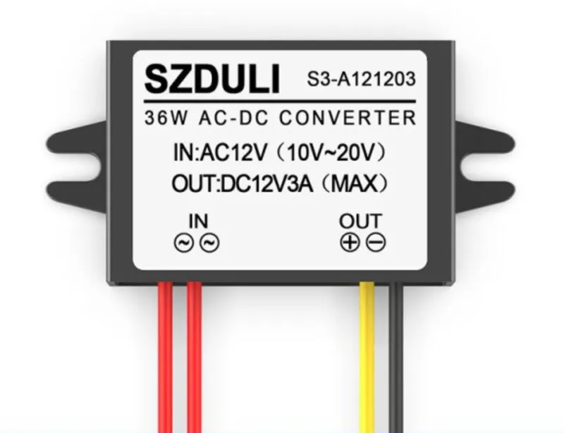12V-20V AC til 12V DC converter 3A