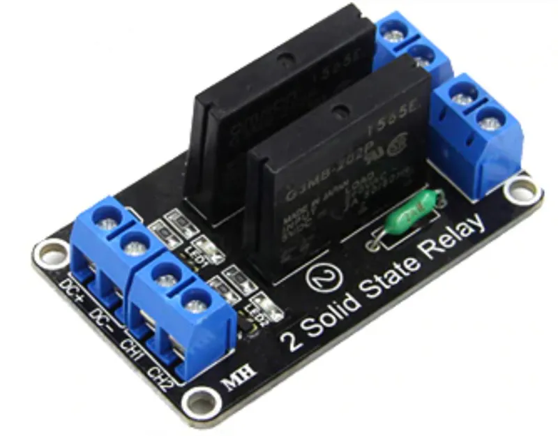 Solid State Relæ Modul 5V | 2-kanals (OMRON G3MB-202P)