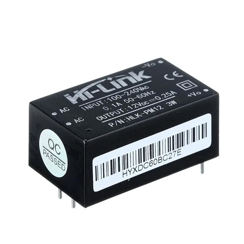 220VAC til 12VDC 0,25A konvertermodul HLK-PM12