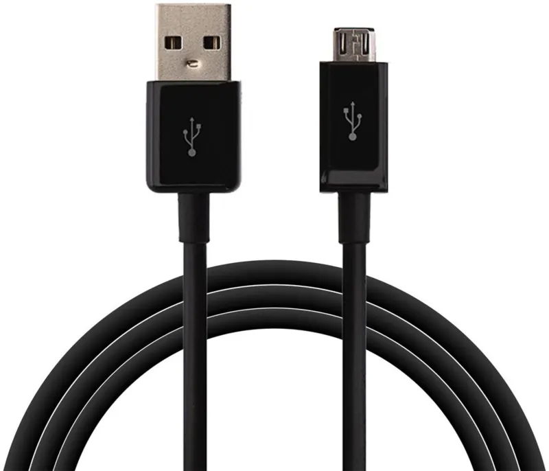 USB-A til Micro-USB kabel 1 meter Sort
