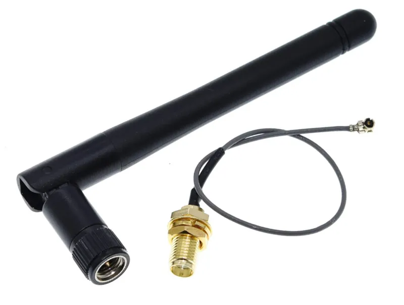 2.4Ghz WiFi-antenne med SMA til uFL Ipex-stik