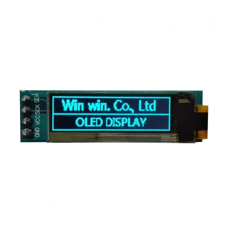 Mini OLED display blå 0.91 inch 128x32 I2C