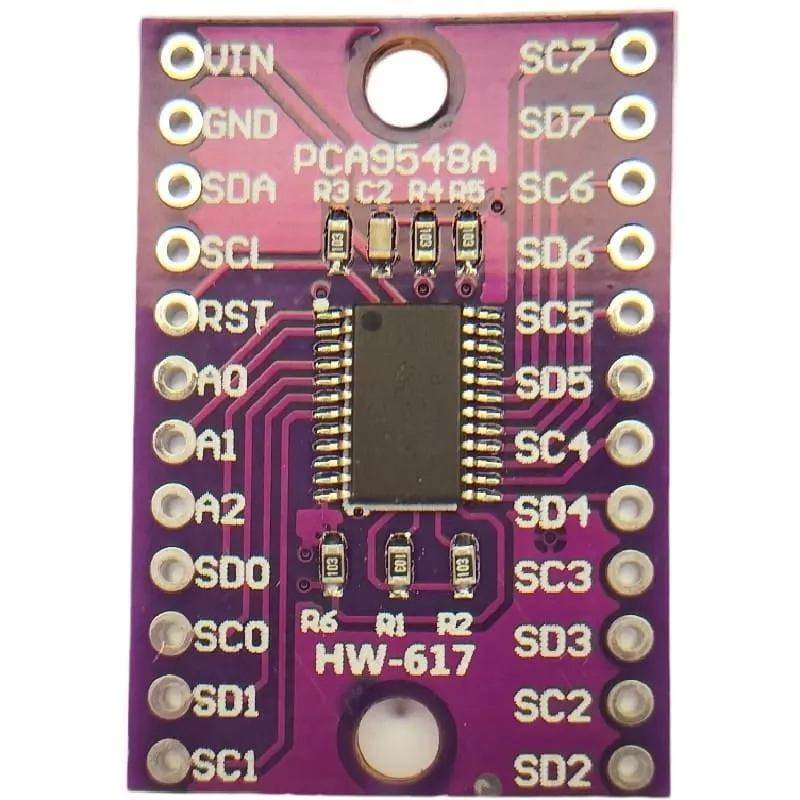 8-kanals I2C Multiplexer PCA9548A