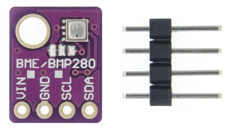 3-i-1 sensor Temperatur Luftfugtighed og Lufttryk | 5V | I2C | Bosch BME280