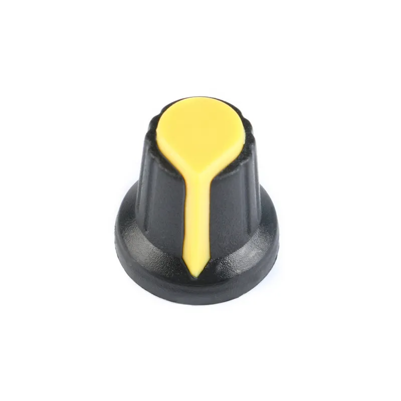 Knap til potentiometer Gul 15mm 17mm