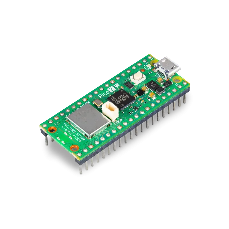 Raspberry Pi Pico 2WH med WiFi og headers forloddet